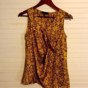Golden dress top